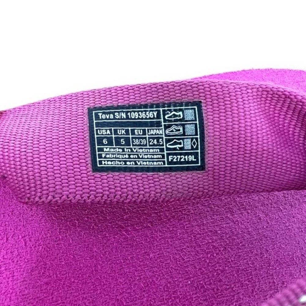 Teva Mush II Pink Flip Flops Big Girl/Women's Sz. 6